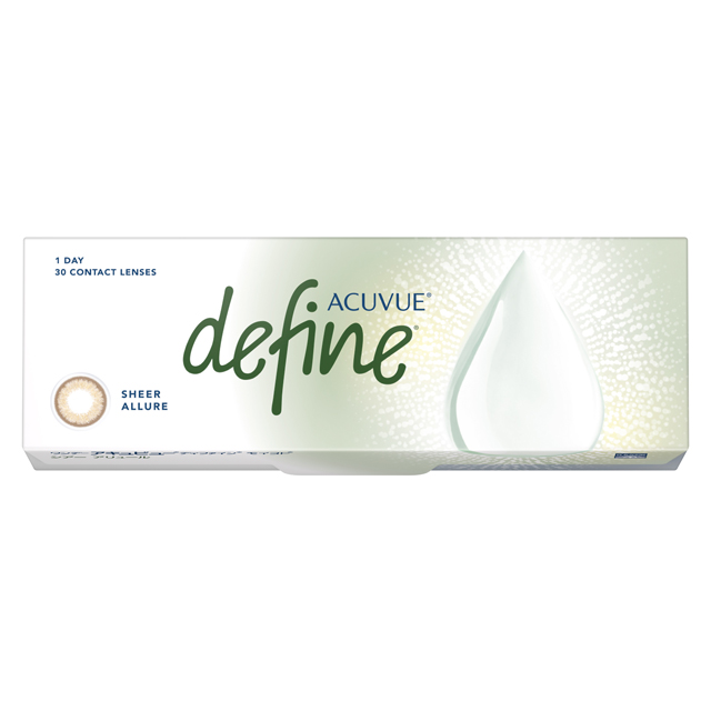 ワンデー アキュビュー ディファイン モイスト シアーアリュール ブラウン