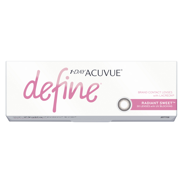 ワンデー アキュビュー ディファイン モイスト ラディアントスウィート ブラウン