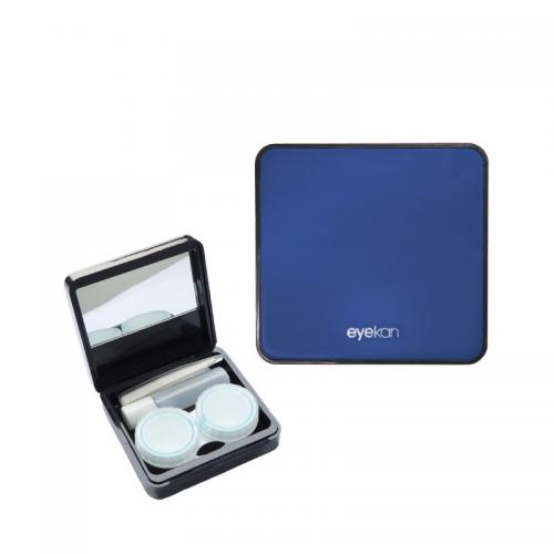 シンプルツートーンレンズケース(K1829)ブルー