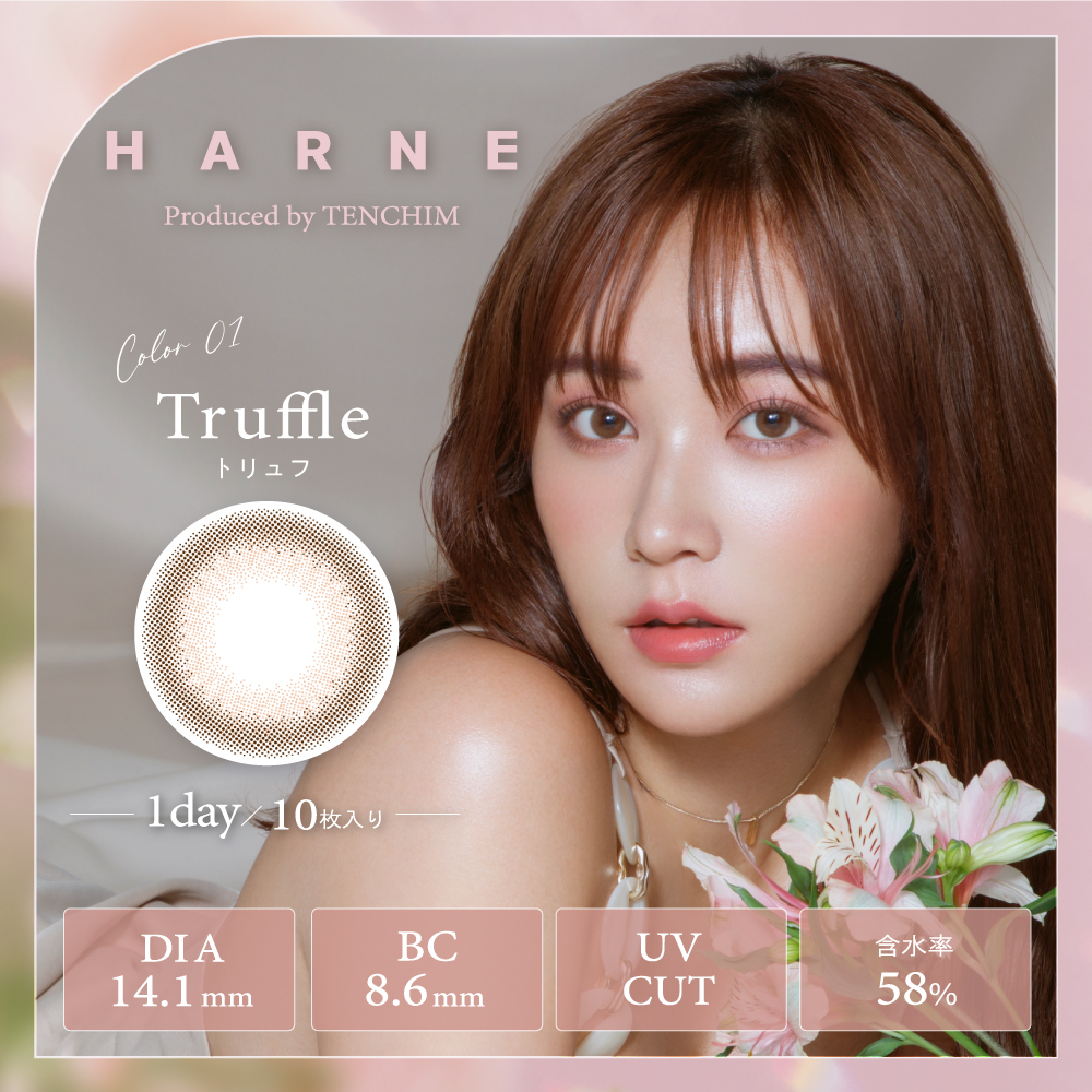 HARNE 1day トリュフ ブラウン