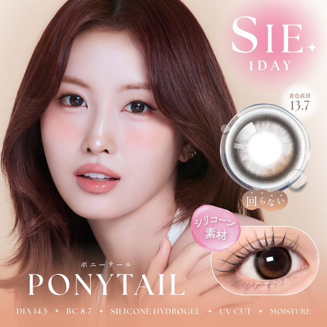 SIE．1day ポニーテール ブラウン