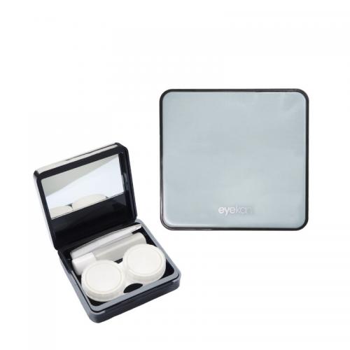 シンプルツートーンレンズケース(K1829)グレー