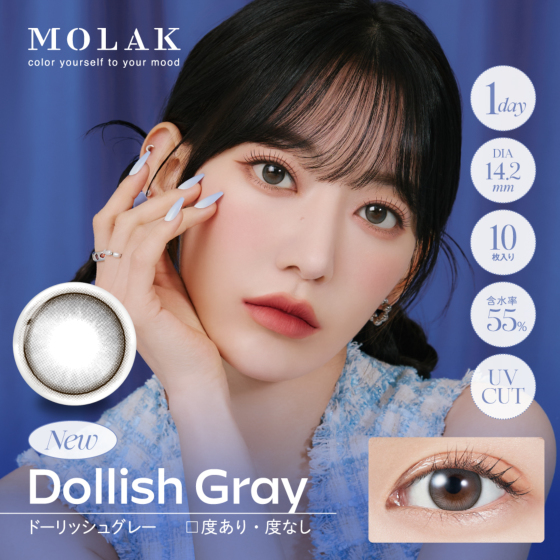 MOLAK 1dayUV ドーリッシュグレー